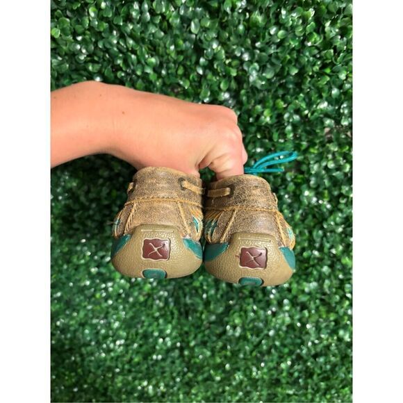 Twisted X Bomber and Turquoise Serrated Moc Sz 6 - Picture 5 of 7